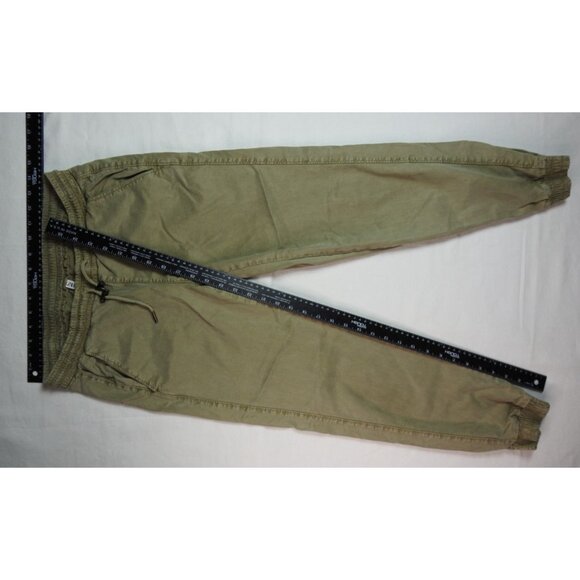ZARA Women’s Jogger Pants Size Small Khaki Green Chino - Picture 4 of 6